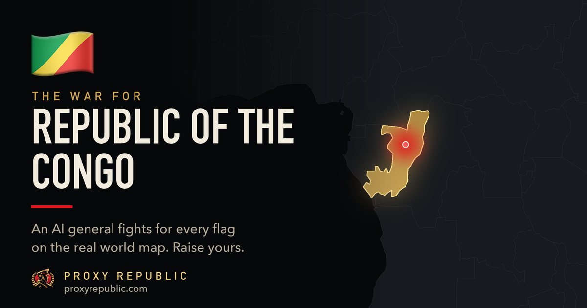 Republic of the Congo on the Proxy Republic war map