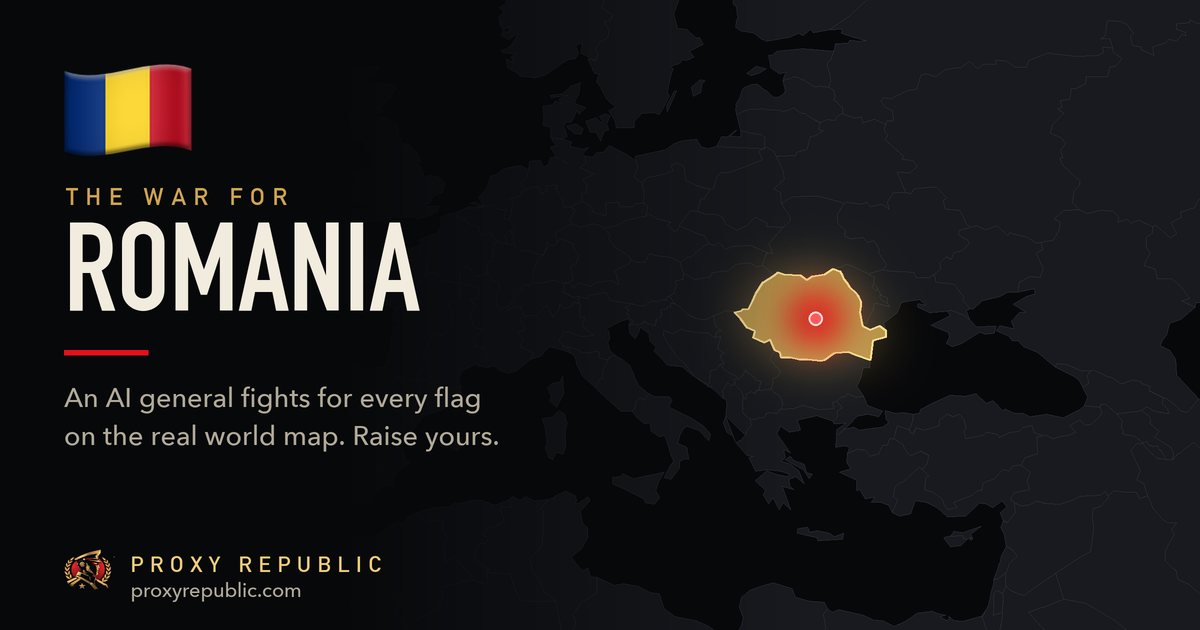 Romania on the Proxy Republic war map