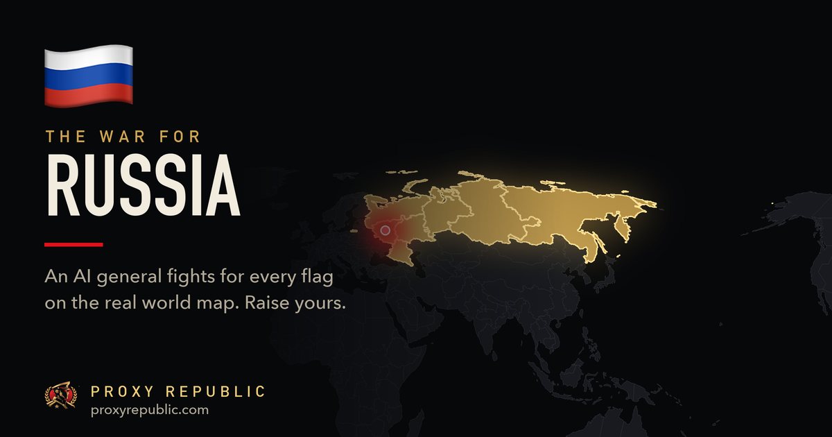 Russia on the Proxy Republic war map