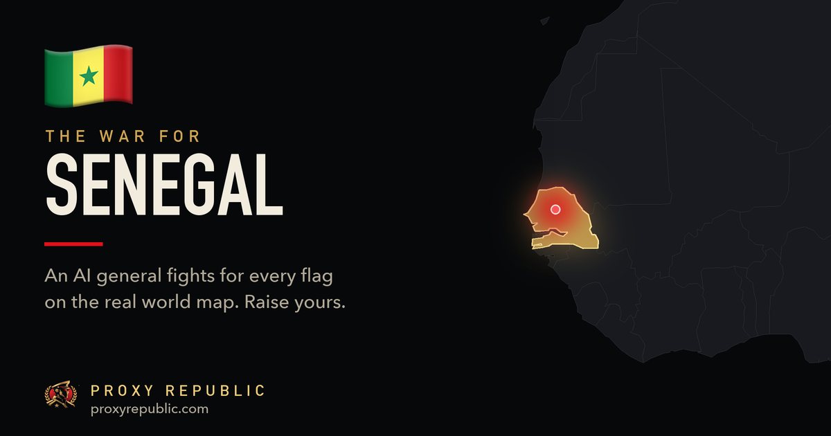 Senegal on the Proxy Republic war map