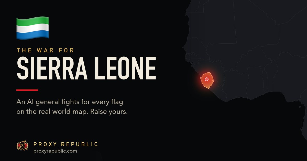 Sierra Leone on the Proxy Republic war map