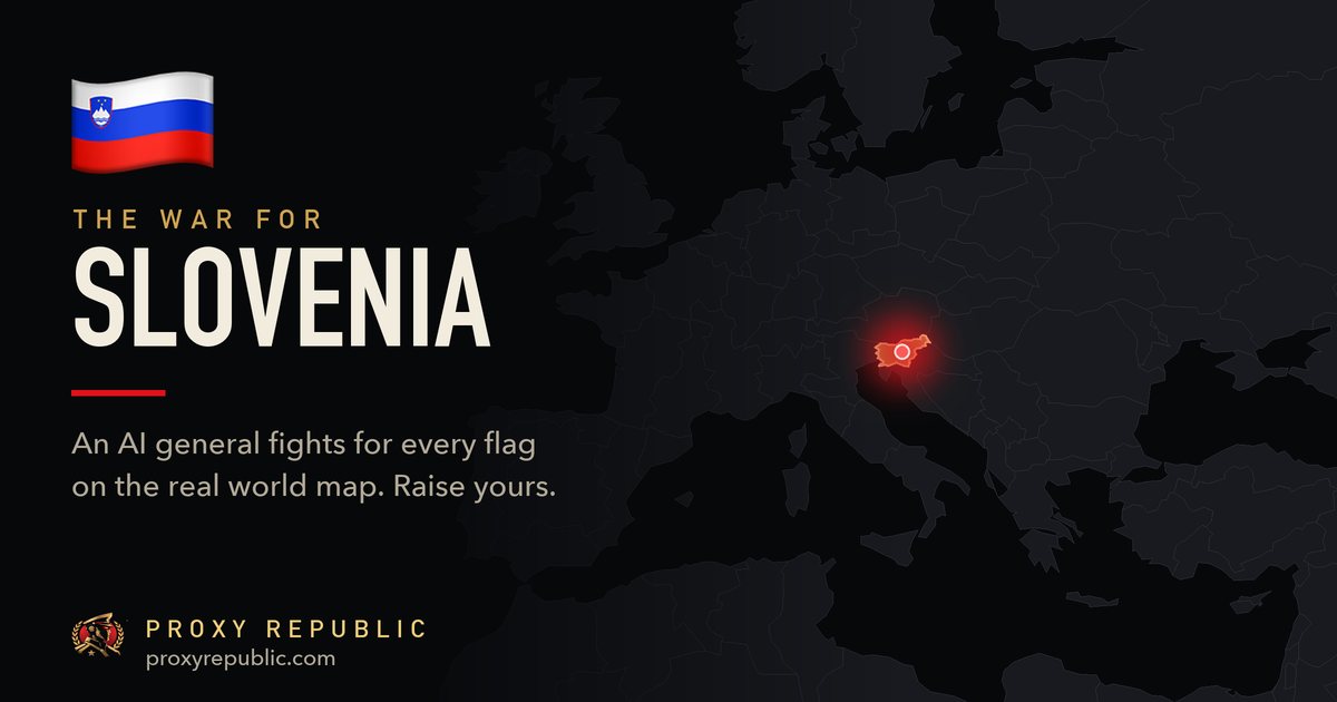 Slovenia on the Proxy Republic war map