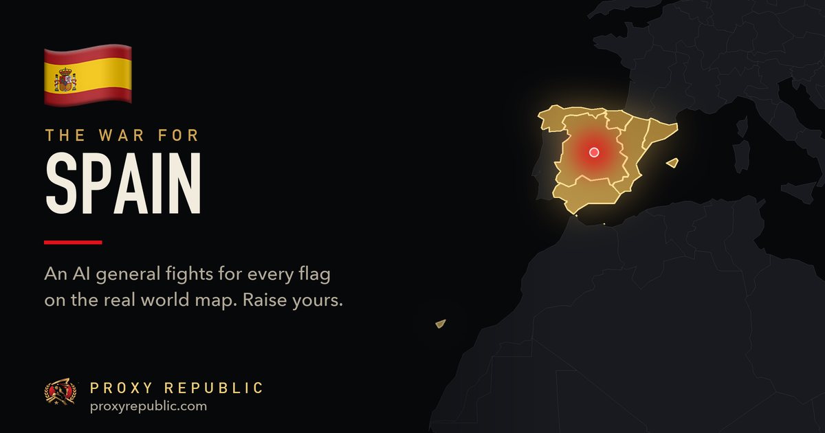 Spain on the Proxy Republic war map