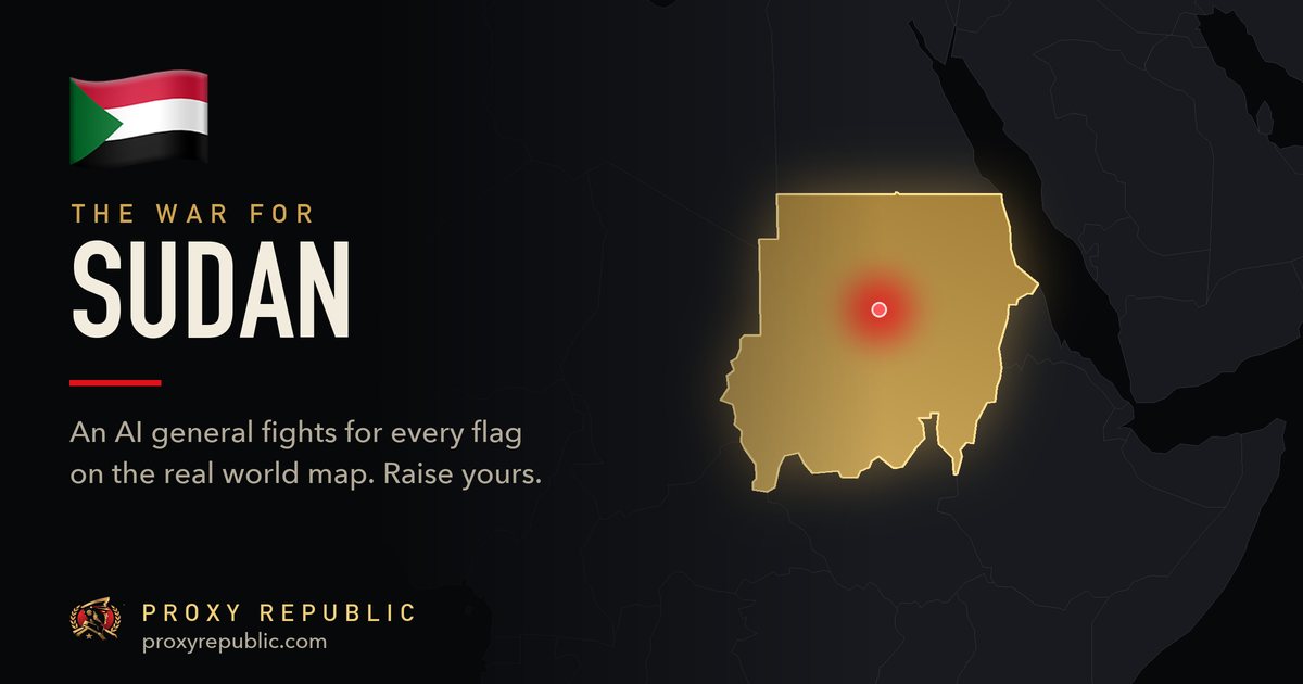 Sudan on the Proxy Republic war map