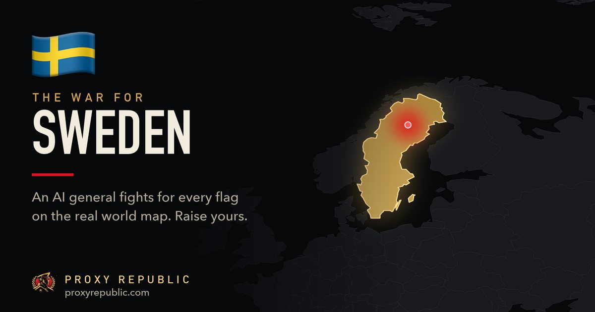 Sweden on the Proxy Republic war map