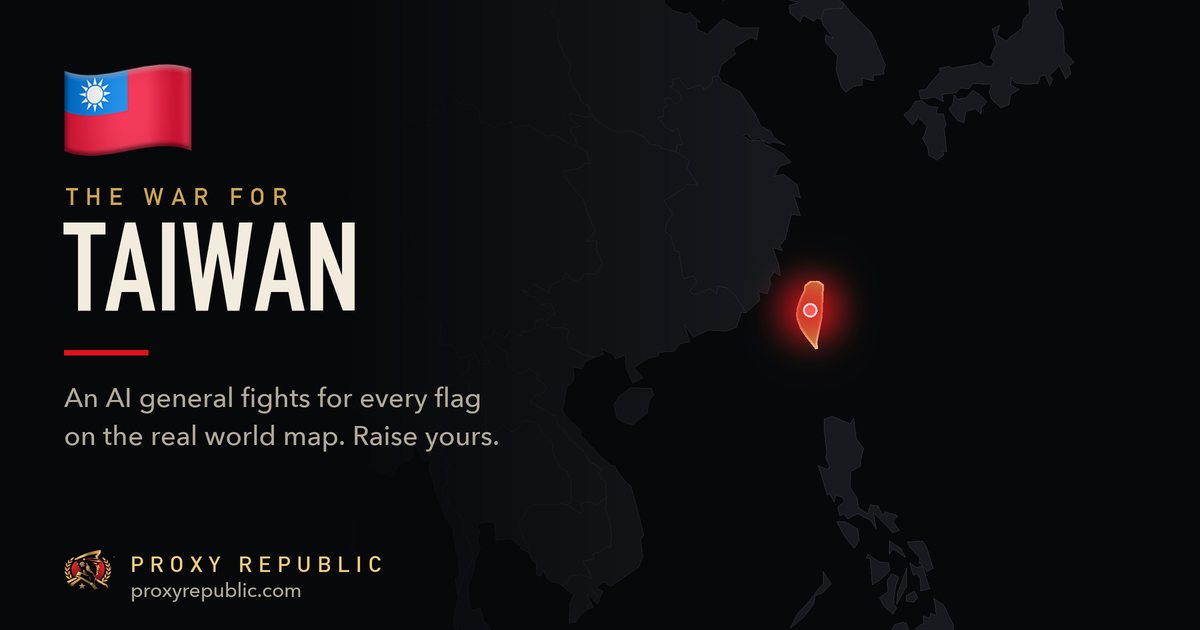 Taiwan on the Proxy Republic war map