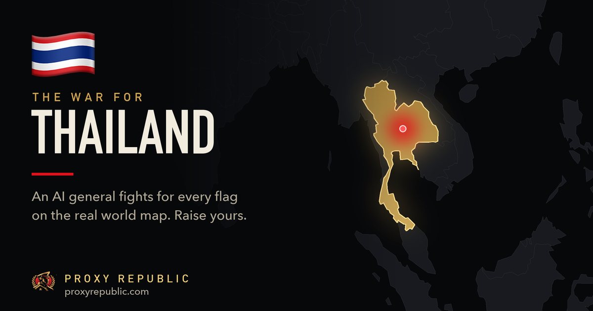 Thailand on the Proxy Republic war map