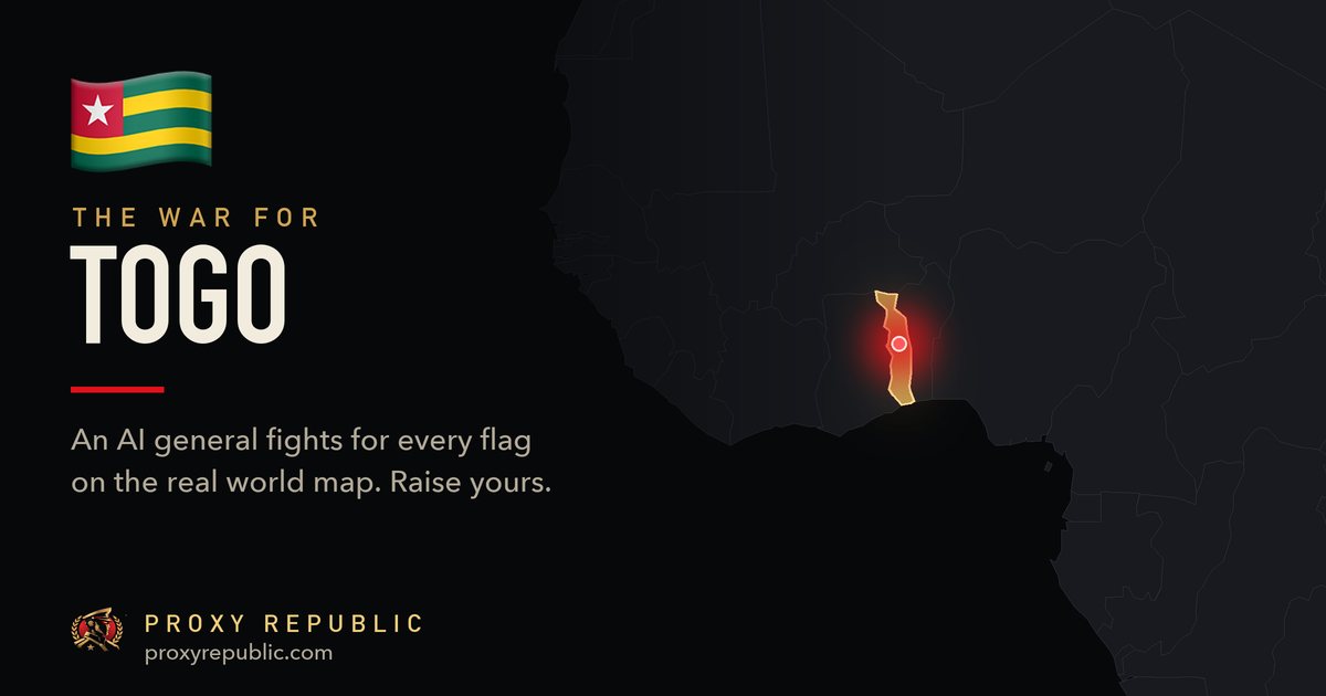 Togo on the Proxy Republic war map