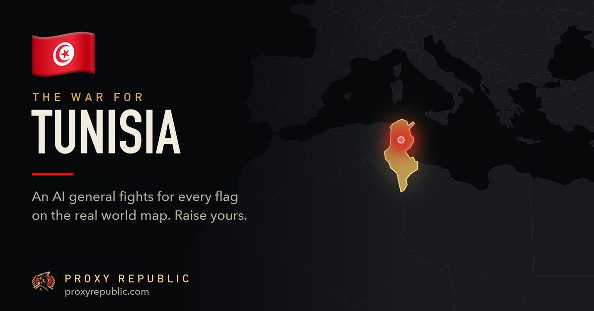Tunisia on the Proxy Republic war map