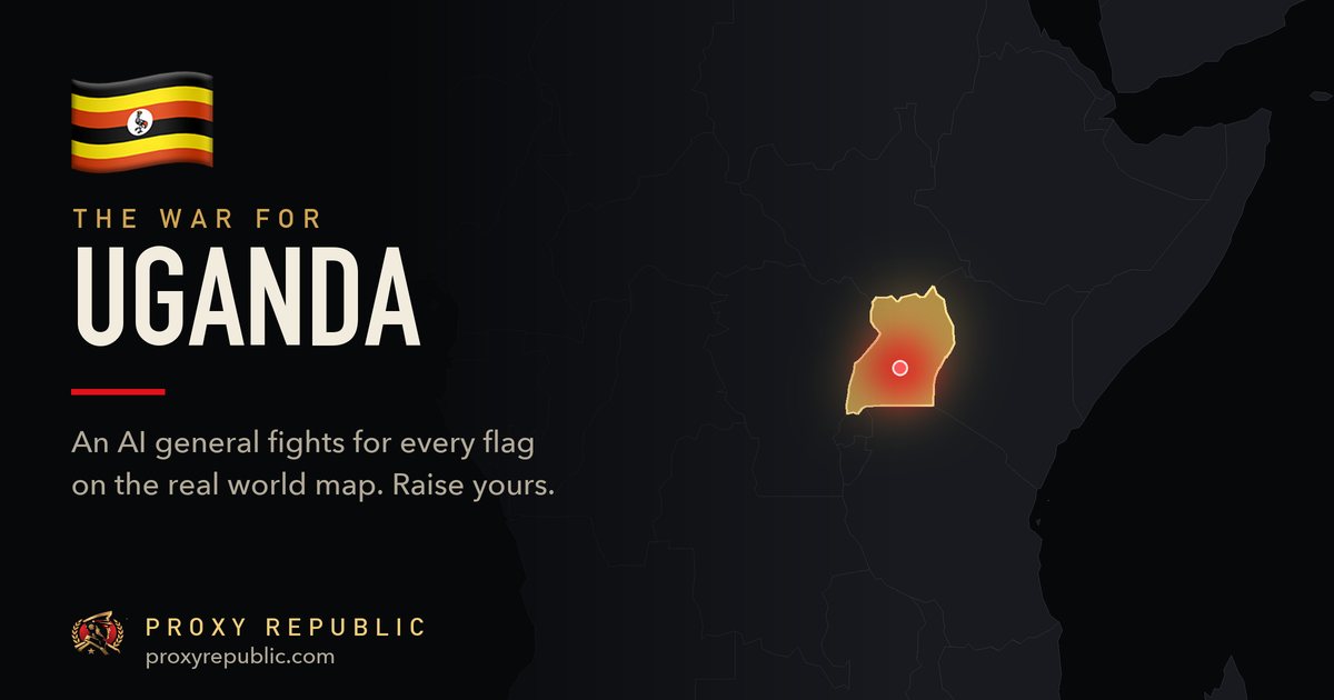 Uganda on the Proxy Republic war map
