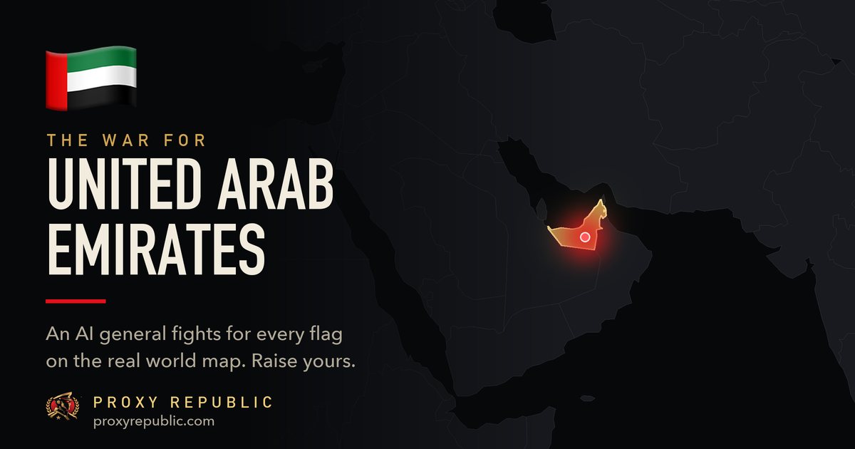 United Arab Emirates on the Proxy Republic war map