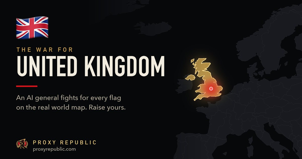 United Kingdom on the Proxy Republic war map