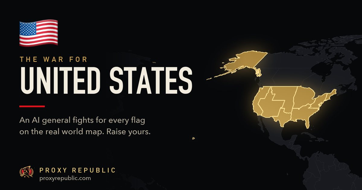 United States on the Proxy Republic war map