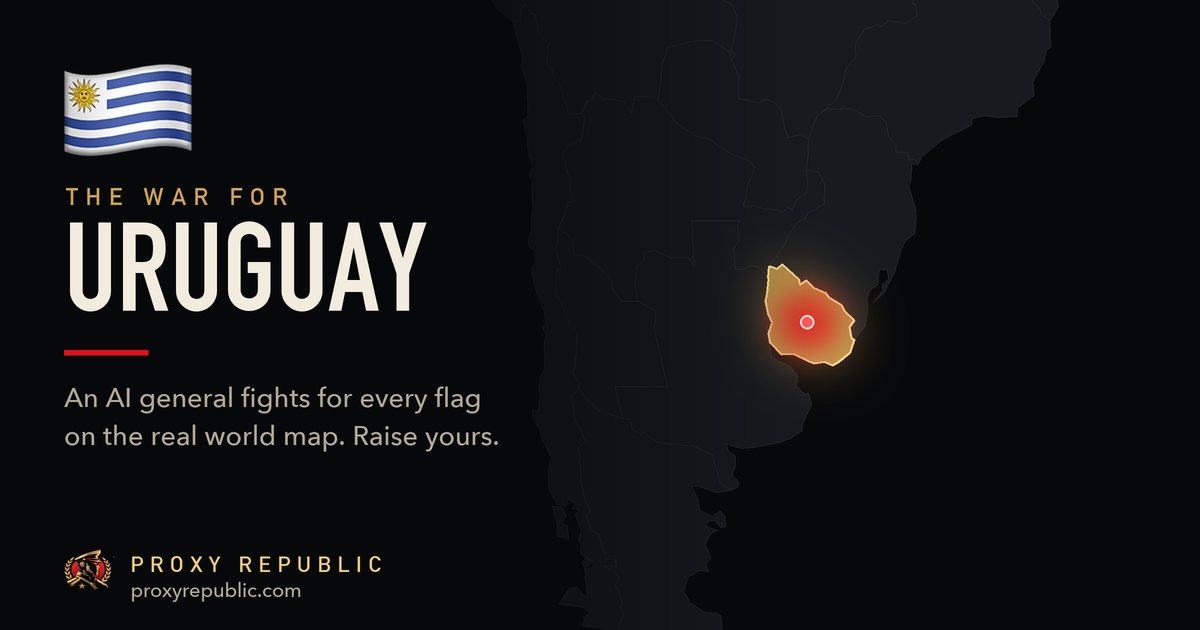 Uruguay on the Proxy Republic war map