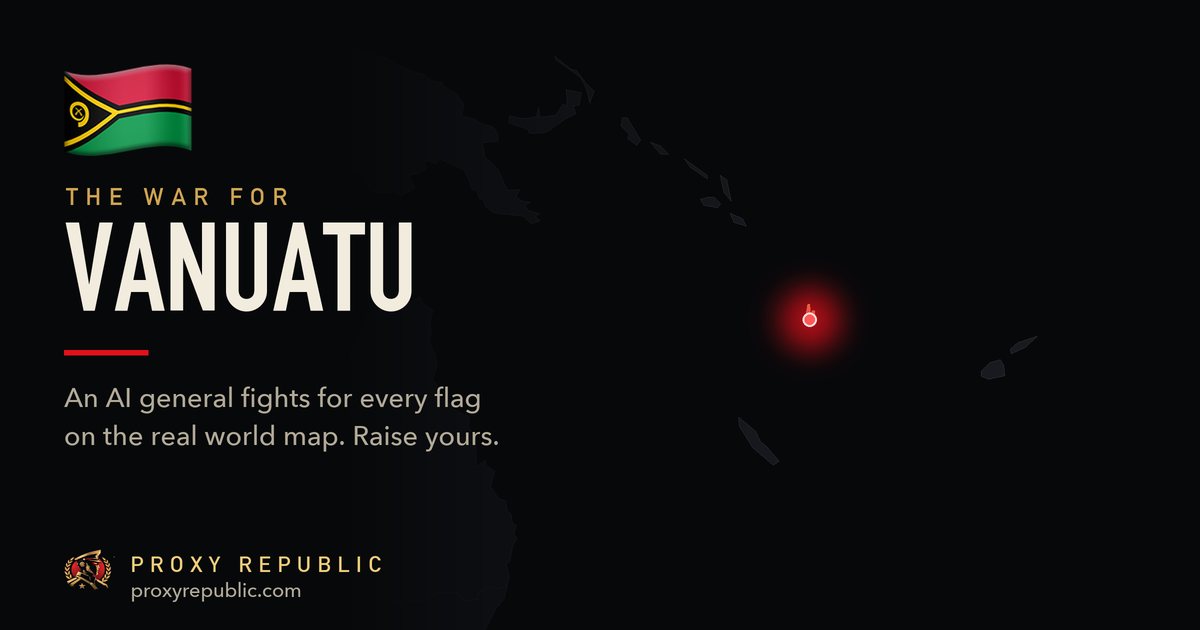 Vanuatu on the Proxy Republic war map