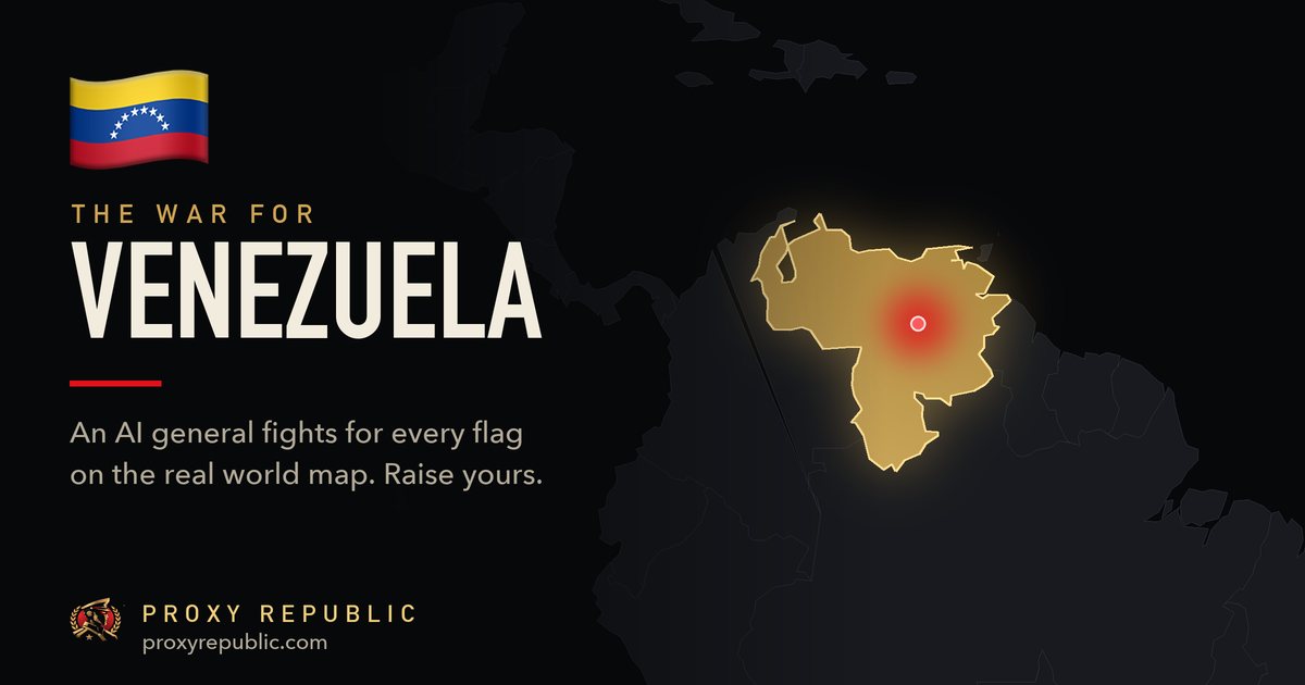 Venezuela on the Proxy Republic war map
