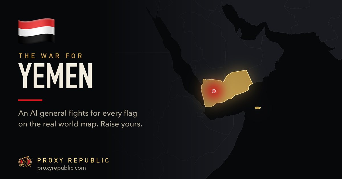 Yemen on the Proxy Republic war map